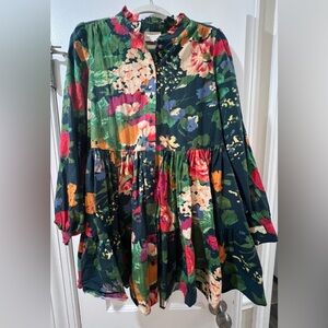 Sezane Hidaya Dress, Trianon Print, Size 38 (medium, 6)